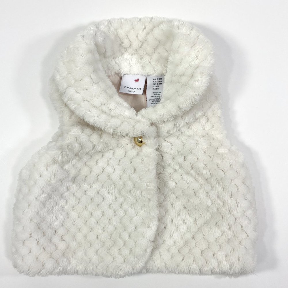 ※ Baby Tahari / WhiteFur Vest